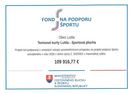 fond na podporu športu