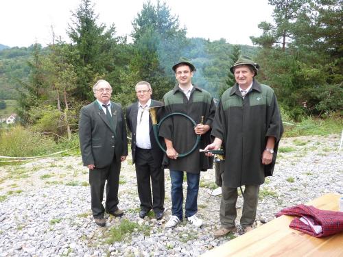 Lutilské trojčlenné družstvo v&nbsp;zložení: Zdeněk Čierny, Ľubomír Kanina, Michal Paál ml. (trubač) a&nbsp;predseda PZ UPS Lutila Ing.&nbsp;Dušan Hronský