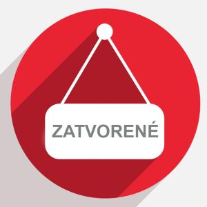 zatvorené